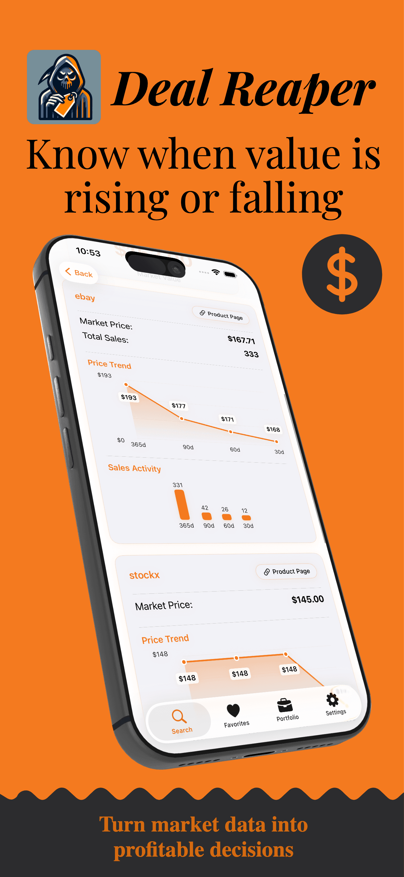 Live shoe price tracking from StockX, GOAT, and eBay