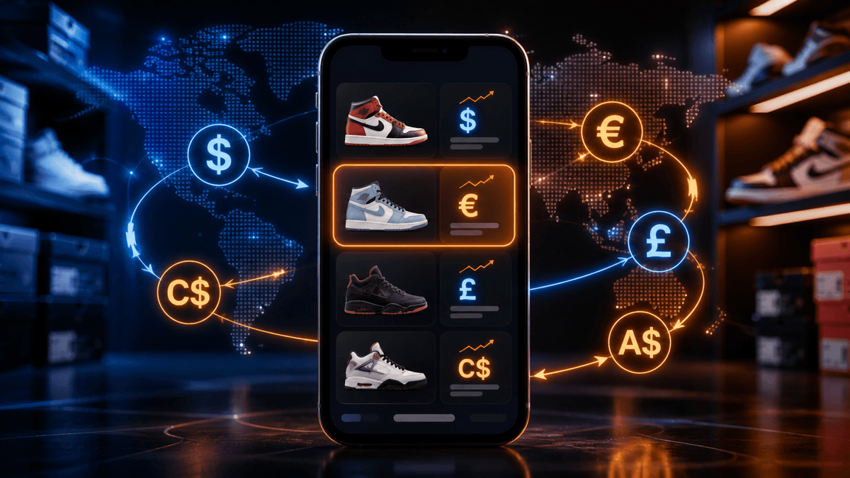 Multi-Currency Support: Real-Time Exchange Rates for Resellers - Deal Reaper sneaker reselling blog